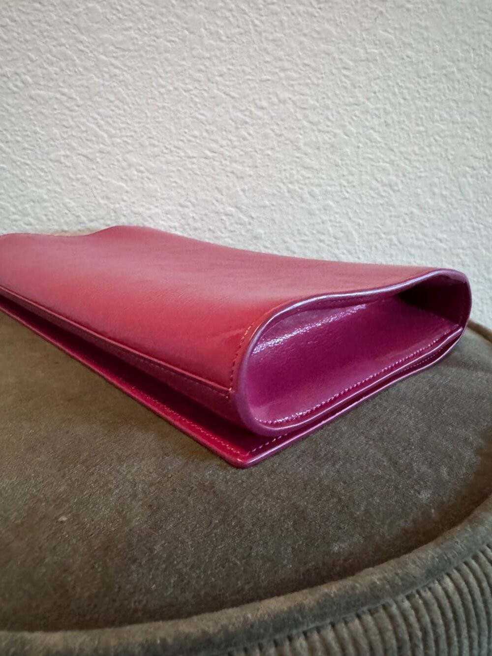 YSL Saint Laurent Pink Leather Clutch Wallet + COA - Picture 5 of 12